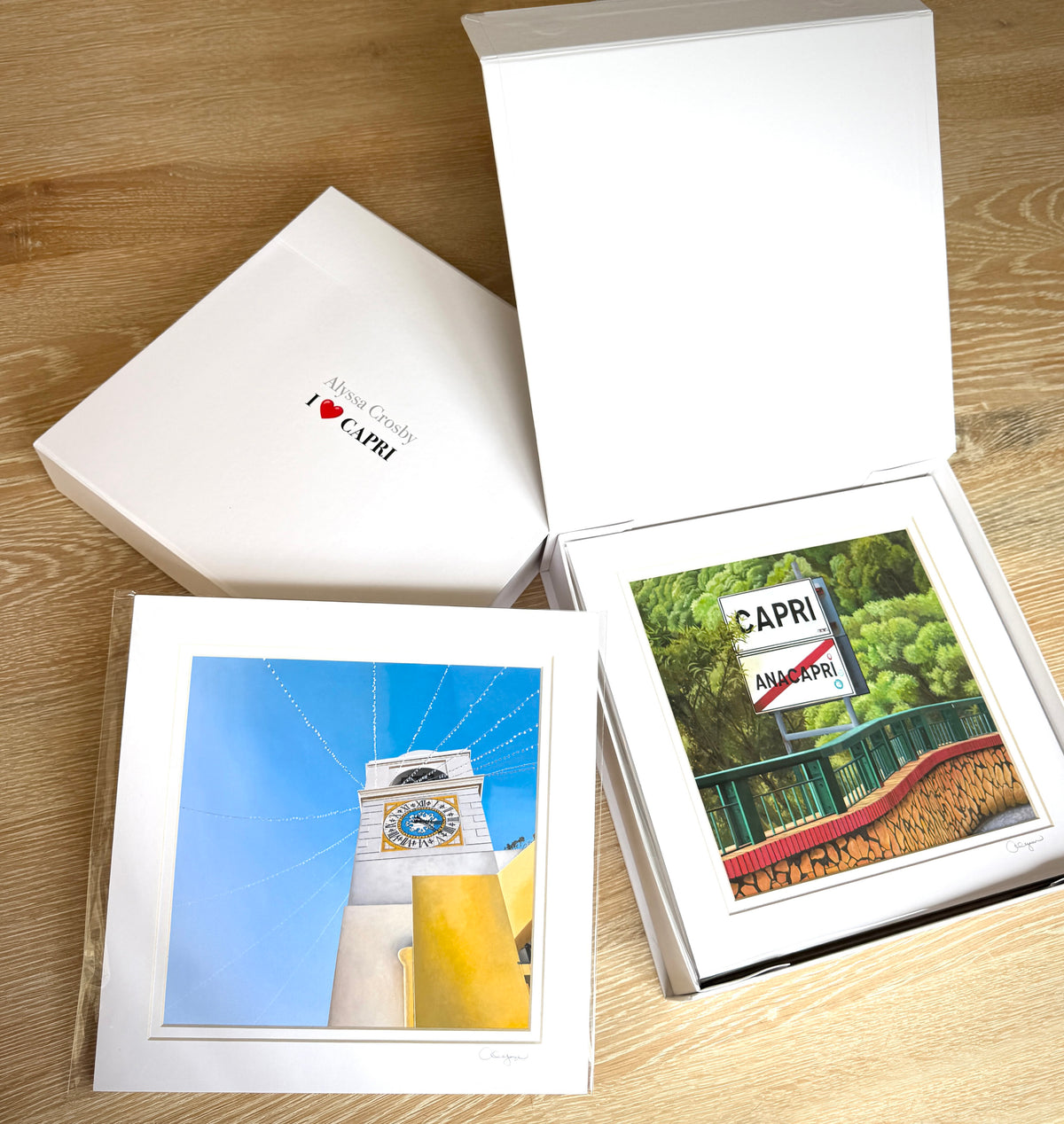 "I ❤️ Capri" Gallery Box Set