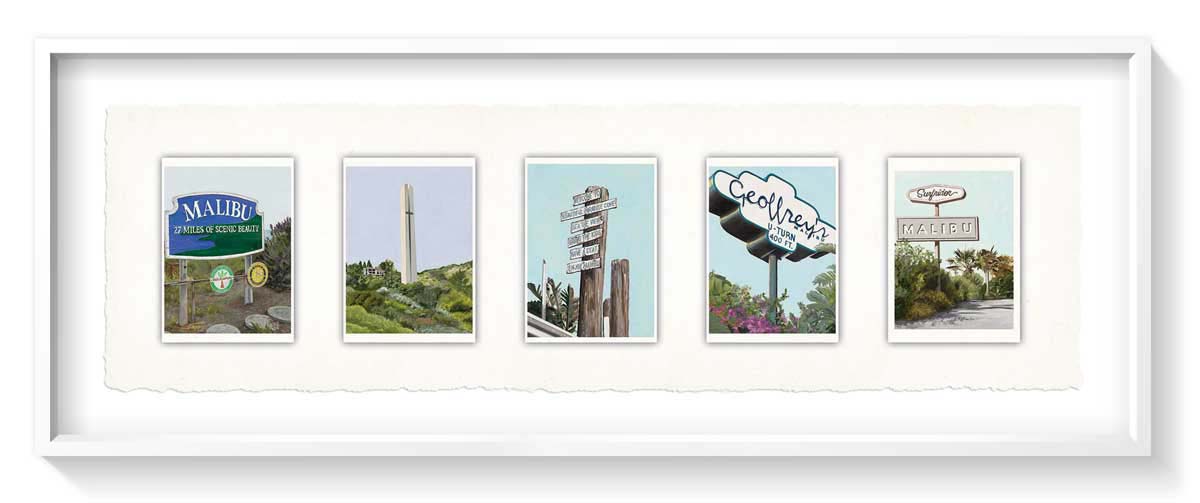 Postcards from Malibu (Selection of 5)