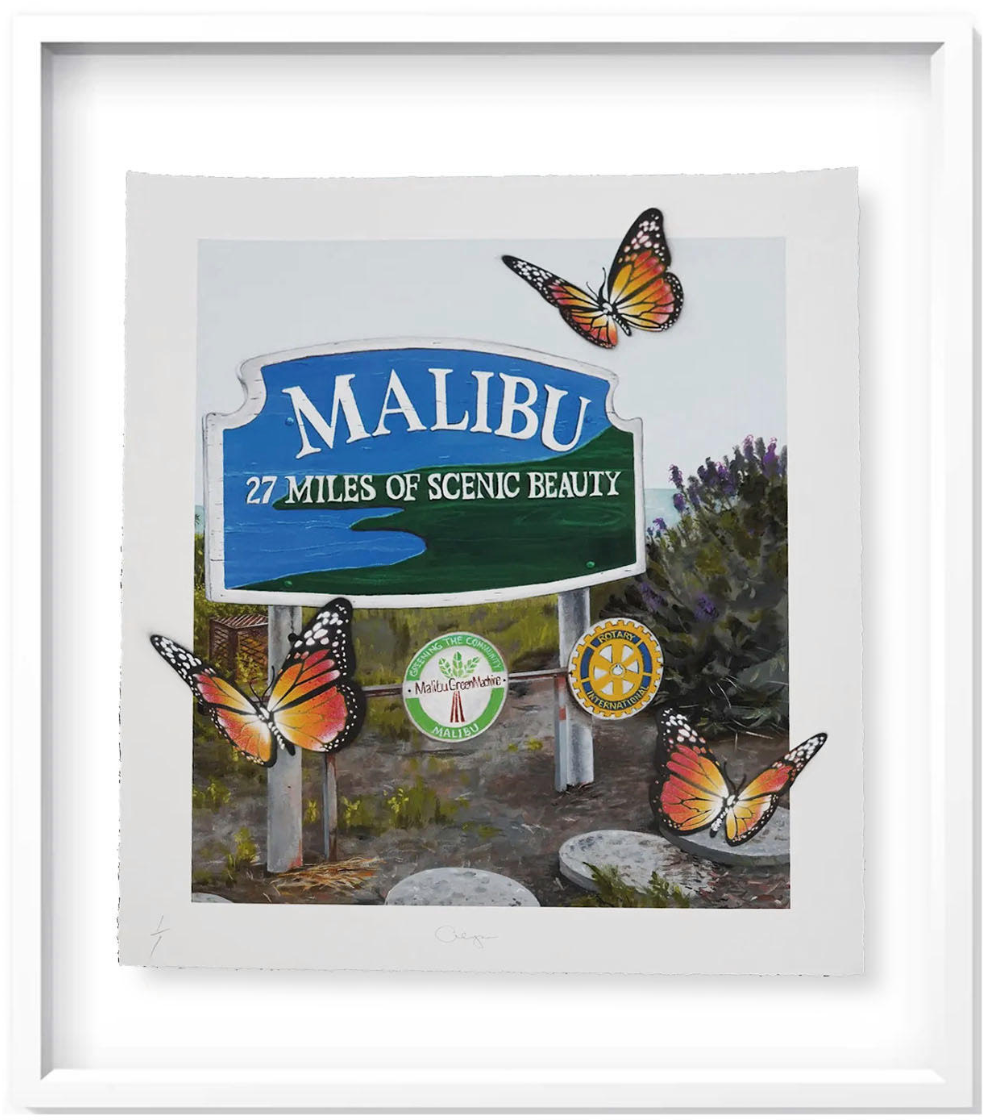 Alyssa Crosby x RISK - Malibu Gateway Sign