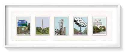 Postcards from Malibu (Selection of 5)