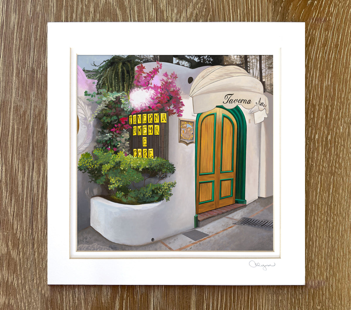 Matted Mini Capri Prints