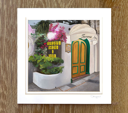 Matted Mini Capri Prints