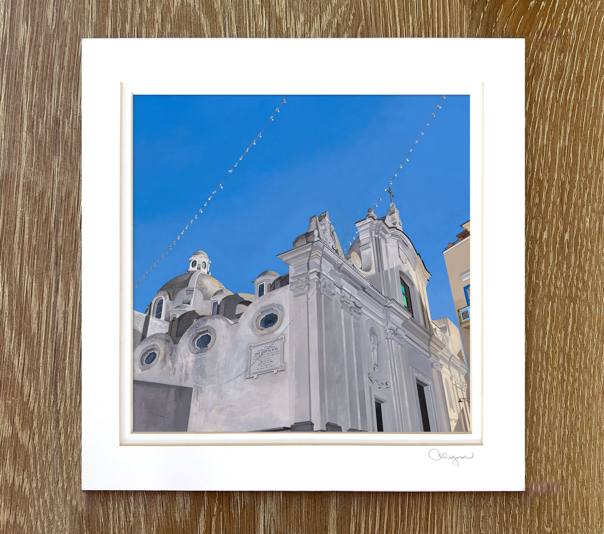 Matted Mini Capri Prints