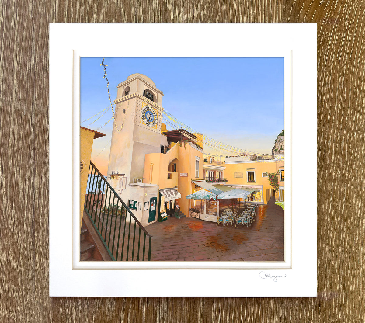 Matted Mini Capri Prints