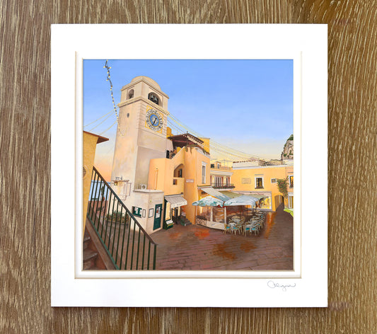 Matted Mini Capri Prints